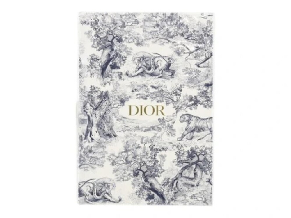 7523 - Christian Dior Toile De Jouy A5 Notebook White - New